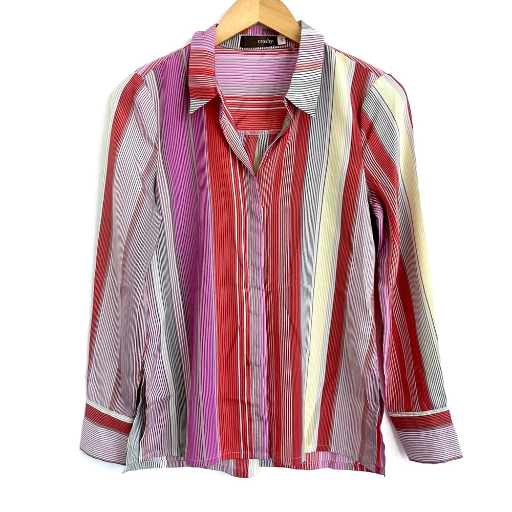 Crosby striped dress shirt